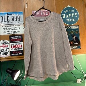 Pink Clover Beige Crew Neck Sweater
